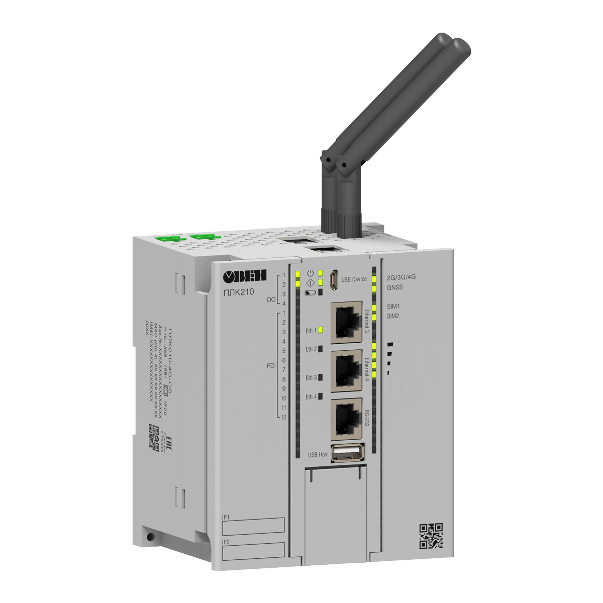 ПЛК210-4G высокопроизводительный программируемый контроллер для территориально распределенных систем изображение 1