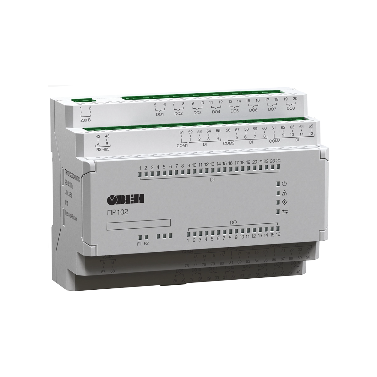 ПР102 программируемое реле на 40 каналов ввода/вывода с возможностью расширения входов/выходов изображение 1