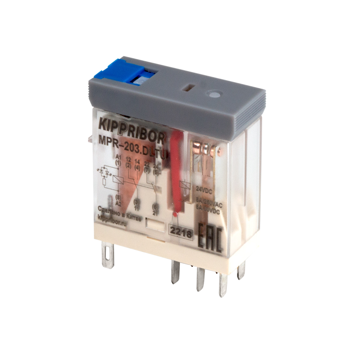 Промежуточные реле KIPPRIBOR серии MPR в компактном корпусе (2-контактные) изображение 2