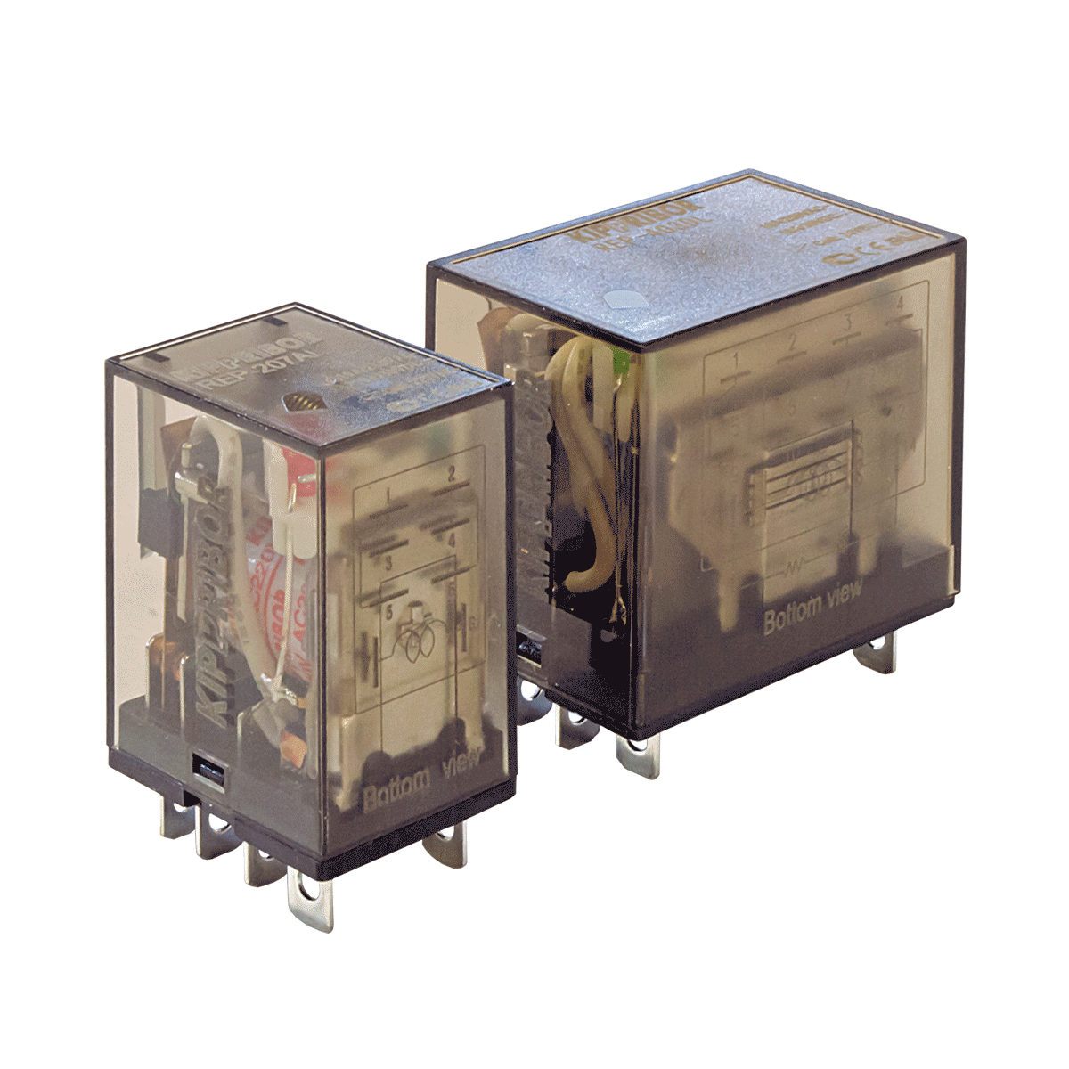 Промежуточные реле KIPPRIBOR серии REP силовые (2- и 4-контактные) изображение 1