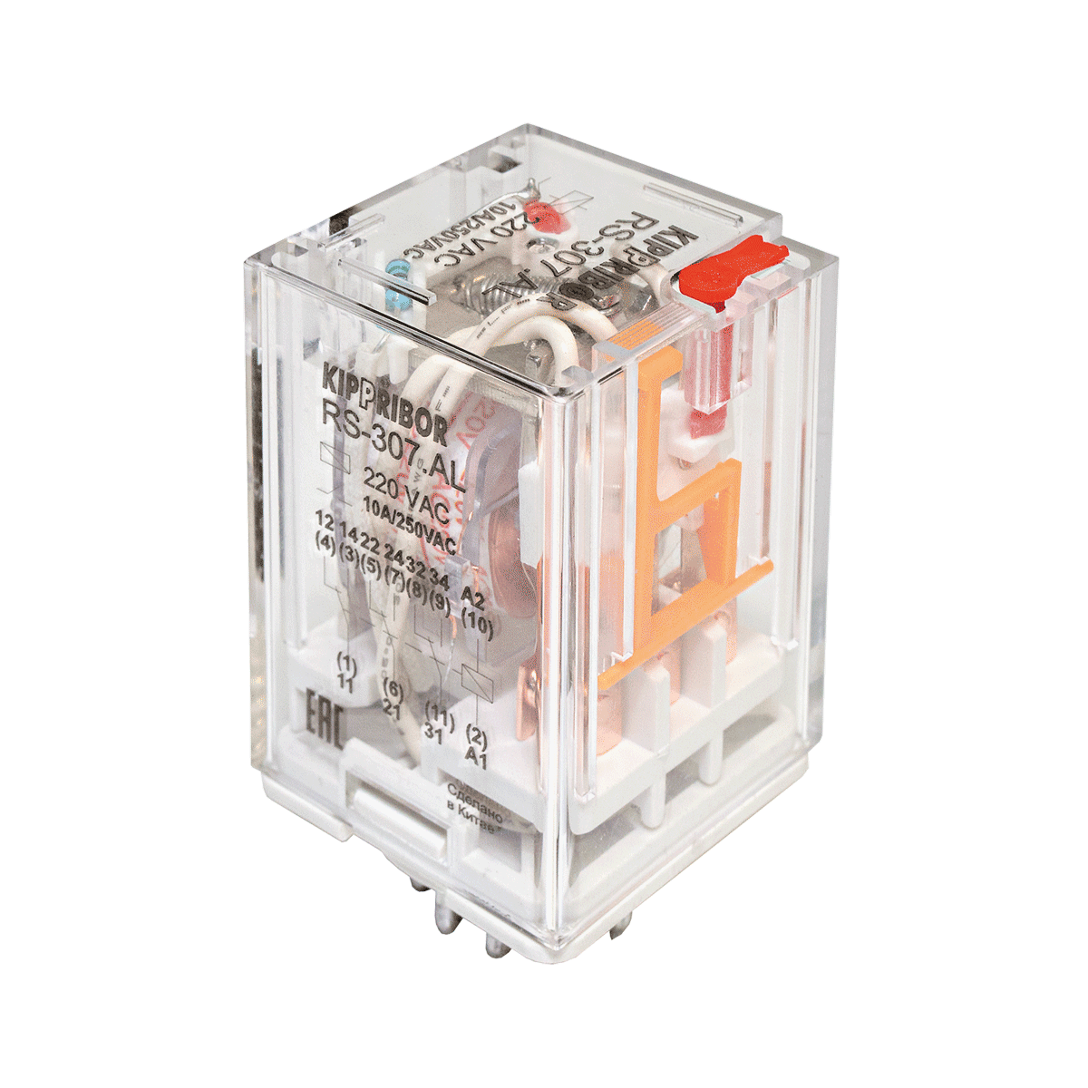Промежуточные реле KIPPRIBOR серии RS в компактном корпусе (3-контактные) изображение 1