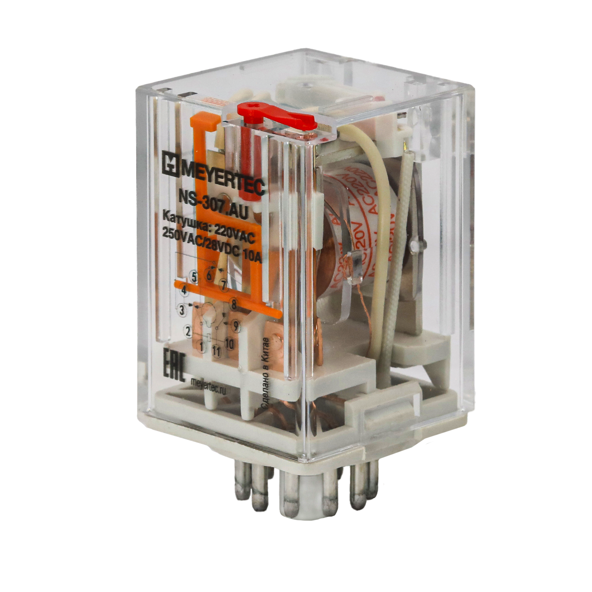 Промежуточные реле MEYERTEC серии NS (3-контактные) изображение 2