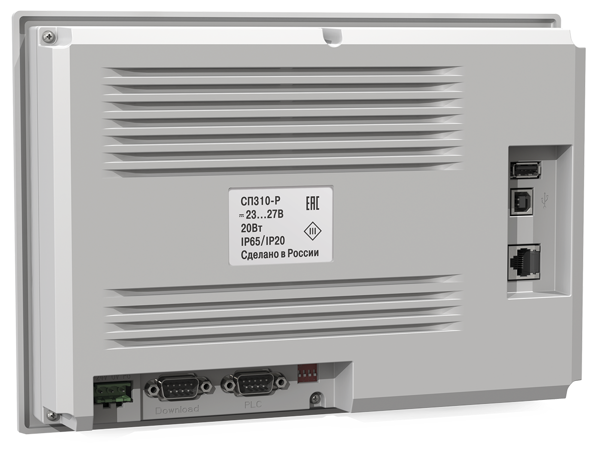 СП3хх сенсорные панели оператора 7-15” с Modbus изображение 2